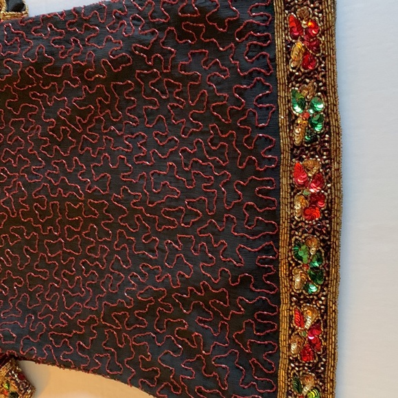 PAPÉLL BOUTIQUE. Evening. Jewel toned top w/details on neckline,collar &… - Picture 12 of 12